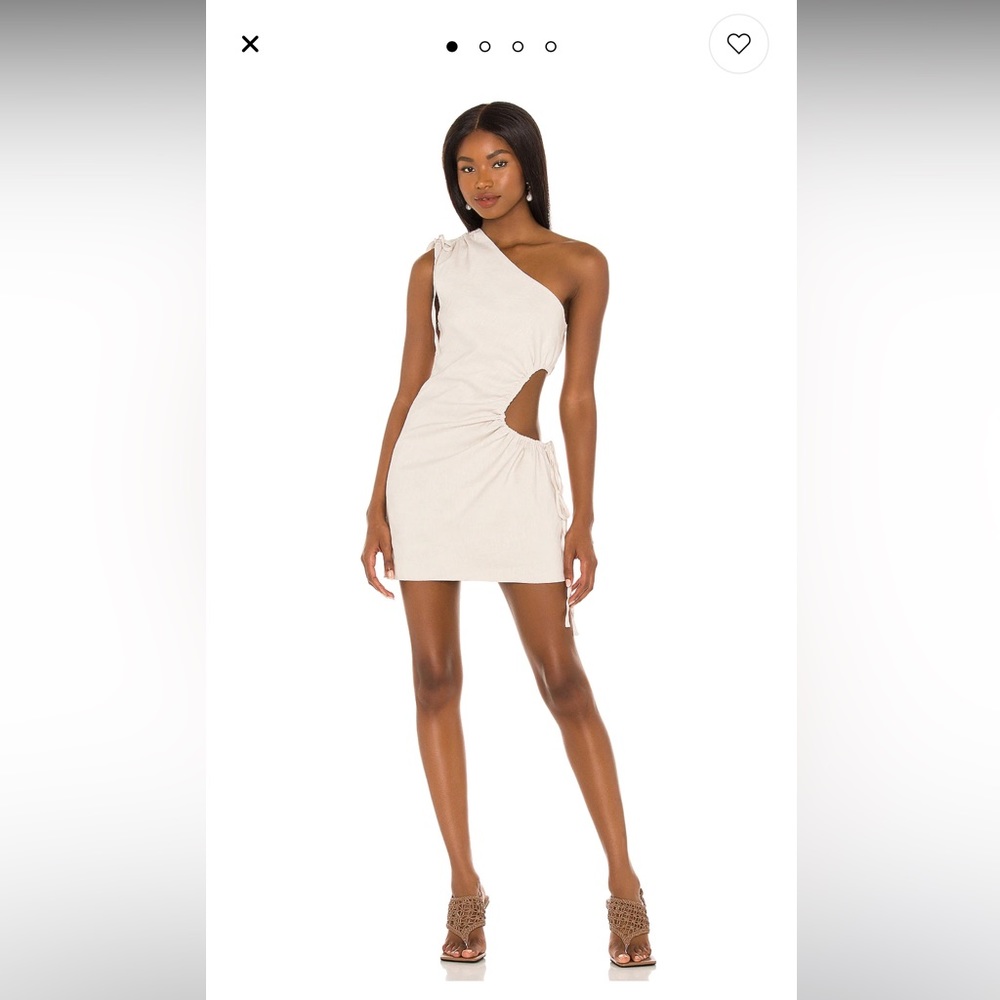 NWT Camila Coelho Sienna Mini Dress in Nude